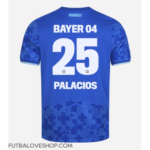 Dres Bayer Leverkusen Exequiel Palacios #25 Tretina 2025-26 Krátky Rukáv